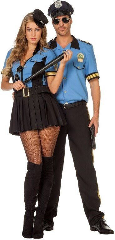 Confetti Stoere politie agent kostuum