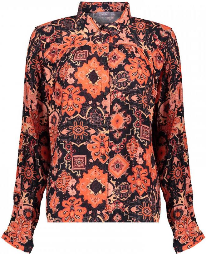 Geisha Blouses Oranje Dames