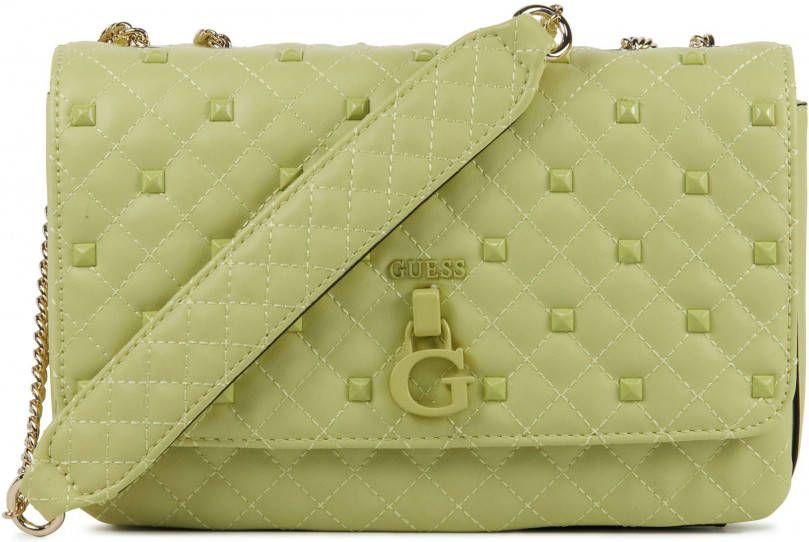 Guess Unisex leren unisex crossbodytassen rue rose