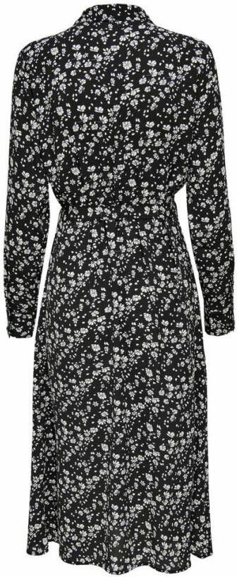 JDY blousejurk PIPER met all over print zwart
