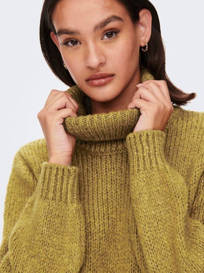 Jacqueline de Yong Gebreide jurk rolkraag