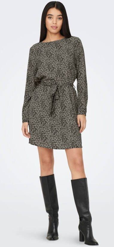 Jacqueline de Yong Jurk met lange mouwen print