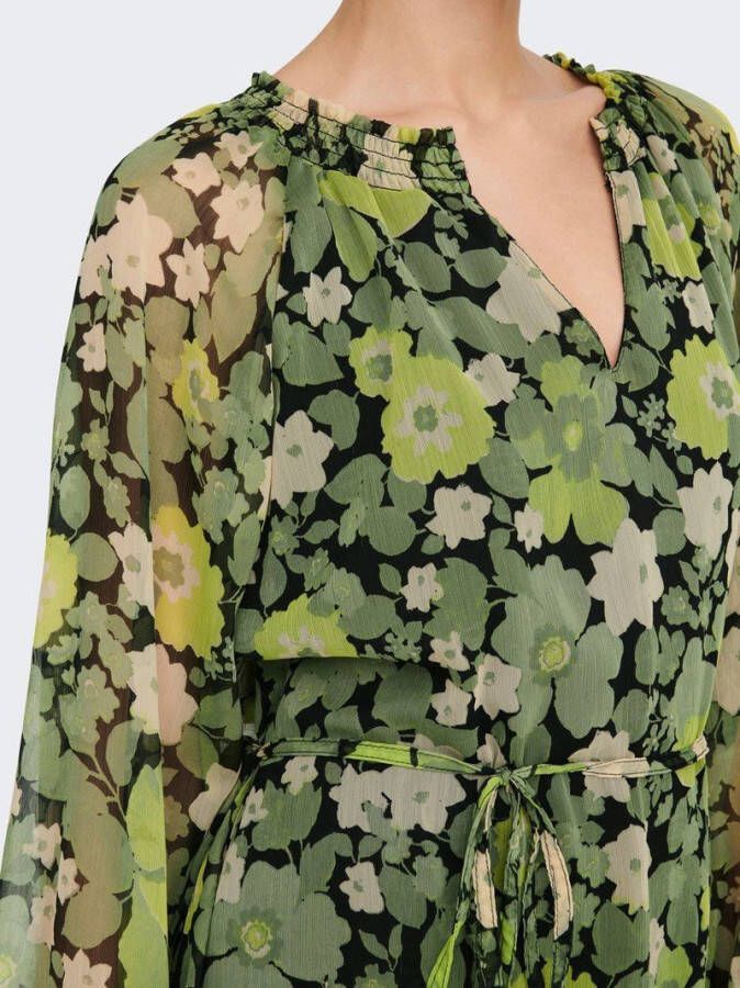 Jacqueline de Yong Jurk met lange mouwen print