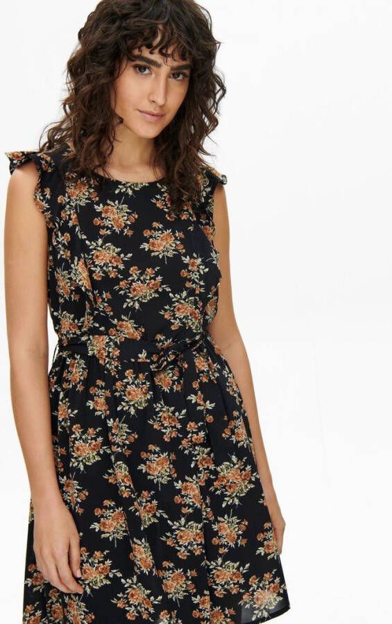 Jacqueline de Yong Mouwloze jurk print