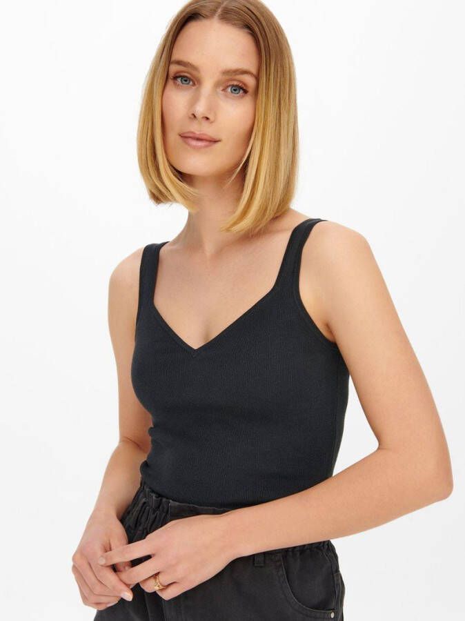 Jacqueline de Yong Mouwloze top cropped