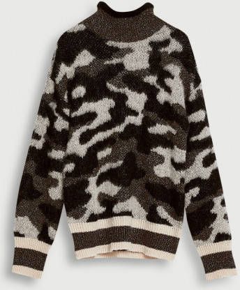 Liu Jo Grofgebreide coltrui in alpaca wolblend met lurex