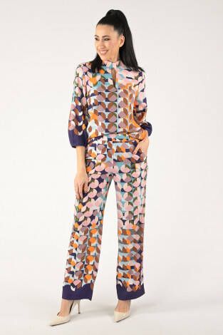 Marc Cain Blouse 3/4 mouwen multicolour