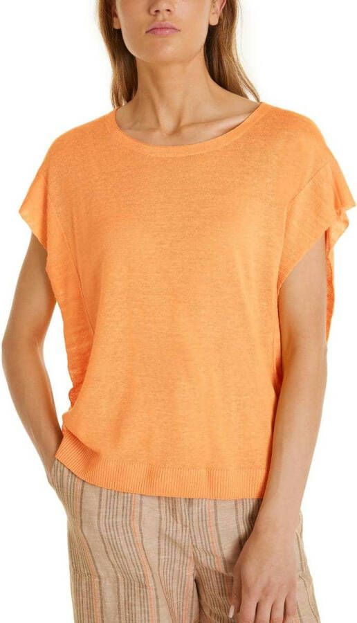 Marc Cain knitwear sc4137m58 , Oranje, Dames