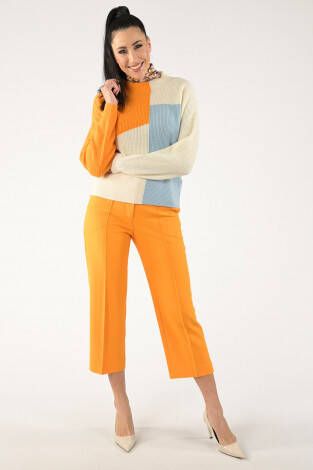 Marc Cain Ronde hals gekweek , Wit, Dames