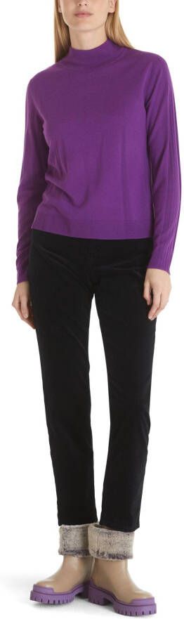Marc Cain Marc Kaïn round neck knitwear , Paars, Dames