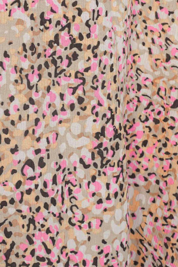Minimum maxi wikkeljurk Elastica met all over print roze