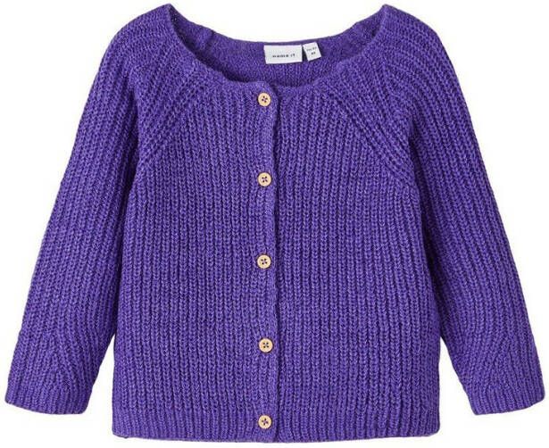 name it Gebreid vest lange mouwen