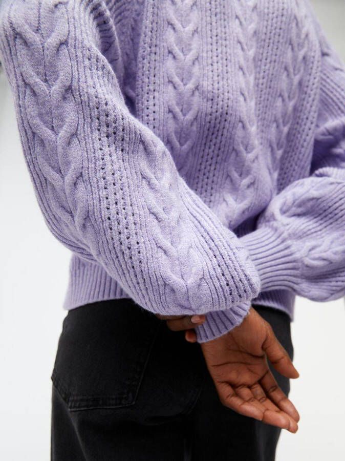 Object a l/s Breat Pullover 123 , Blauw, Dames