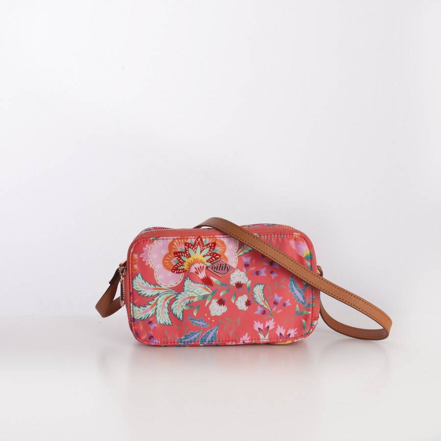Oilily Aqua Sits Purse Shoulder Bag hot coral Damestas