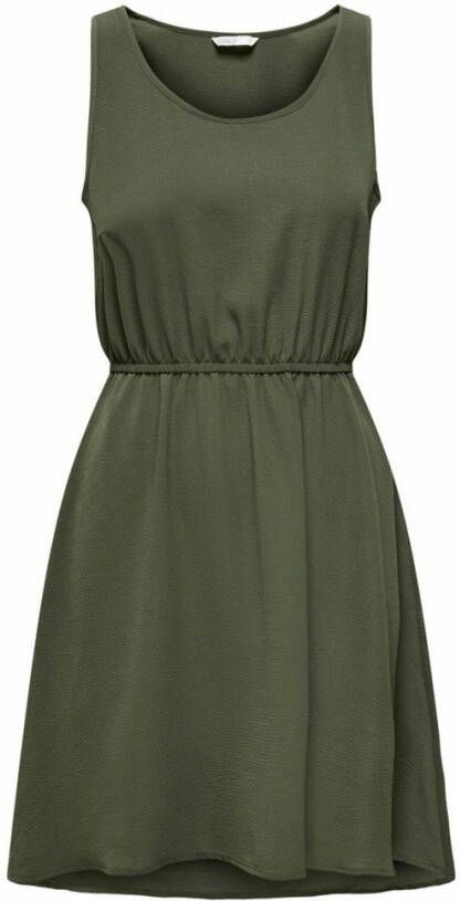 Only Jurk effen gekleurd