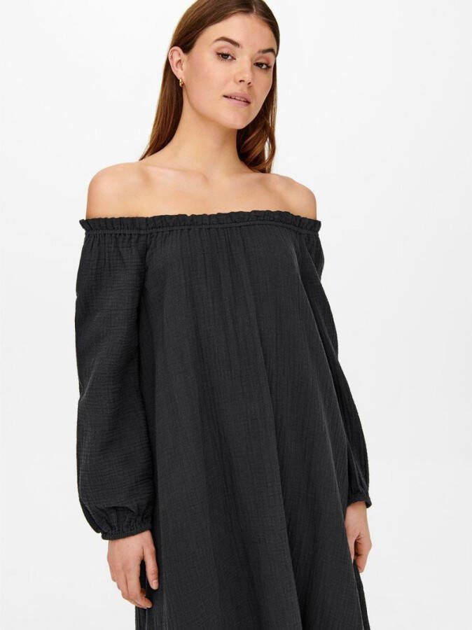 Only Jurk enkel lengte off shoulder