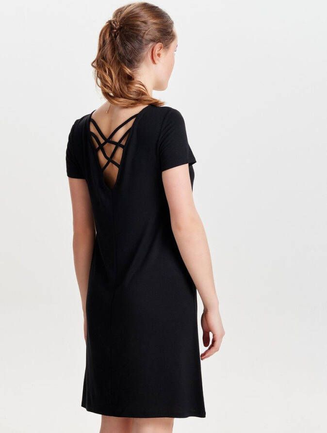 Only Shirtjurk ONLBERA BACK LACE UP S/S DRESS