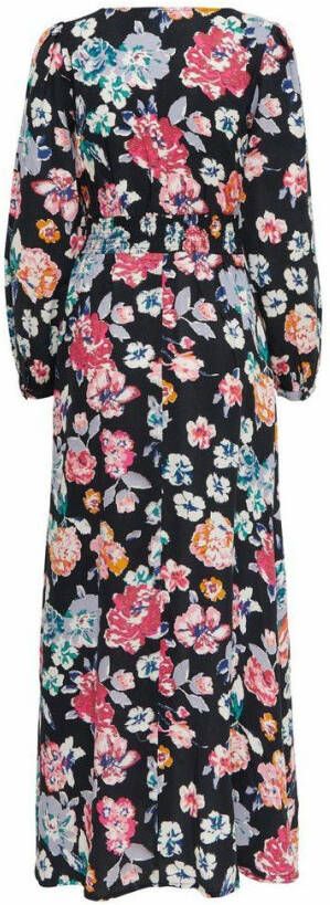 ONLY maxi jurk ONLJAIME met all over print zwart