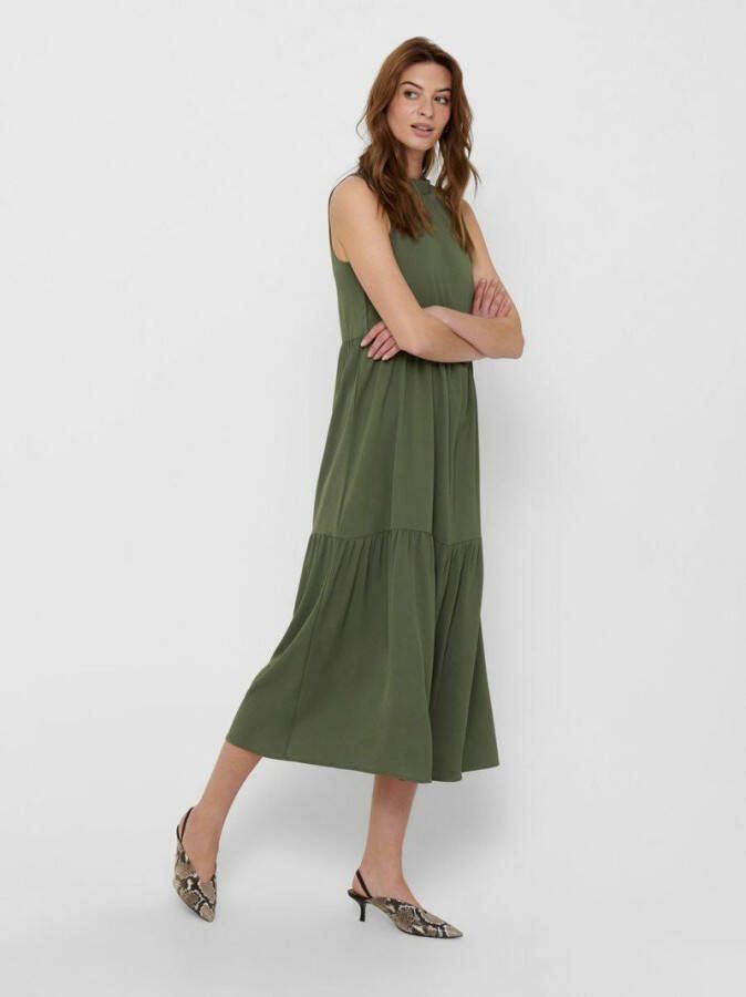 Only Midi jurk mouwloze