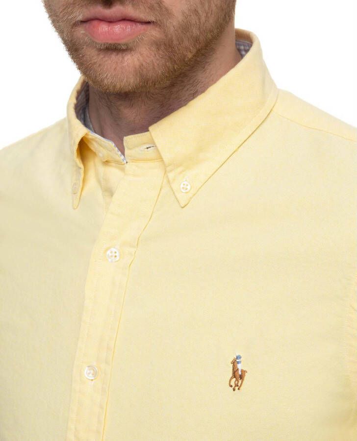 Polo Ralph Lauren Slim-fit Oxford-katoenen overhemd met logo