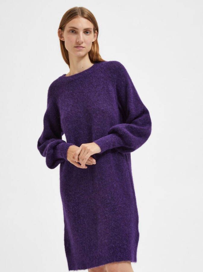 Selected Femme Gebreide jurk met lange mouwen