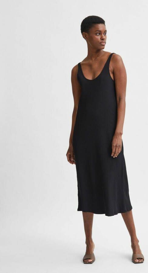 Selected Femme Jurk petite biologisch katoen bandjes