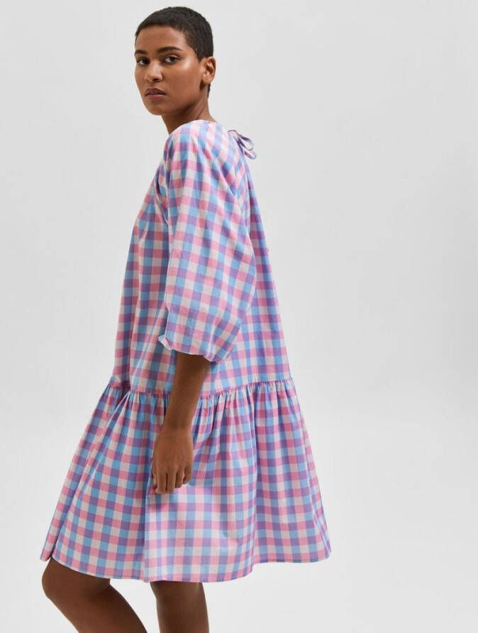 Selected Femme Mini jurk gedessineerd