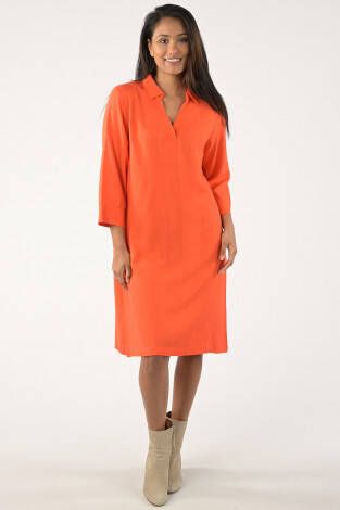 Smashed Lemon Jurk driekwart mouw