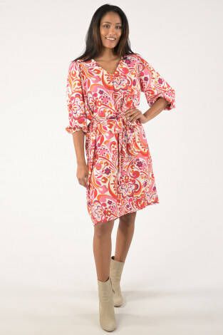 Smashed Lemon Jurk driekwart mouw