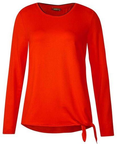 Shirt in effen kleuren  hot orange