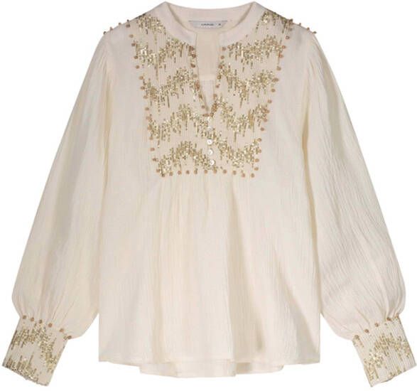 Summum Woman Tuniek met pailletten en kralendecoratie