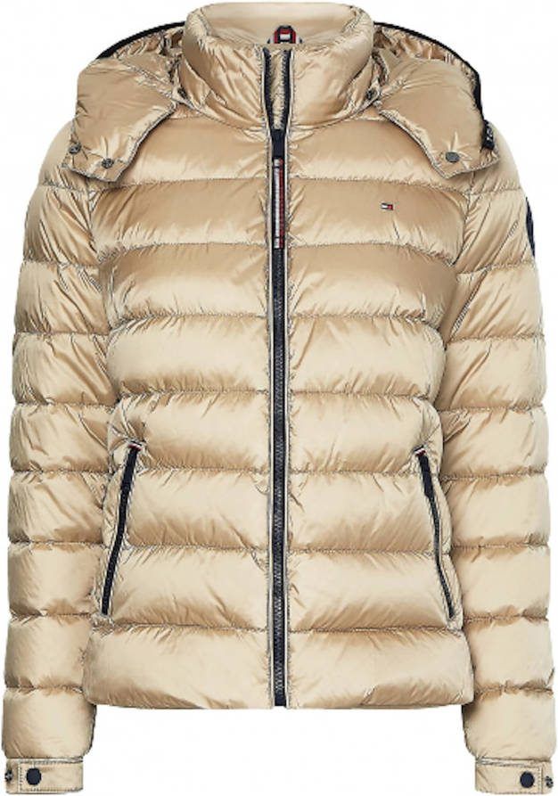 Tommy Hilfiger Puffer jack met donsvulling en afneembare capuchon
