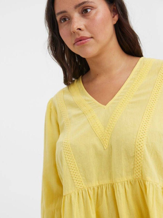 Vero Moda Blouse met 3/4 mouwen peplum