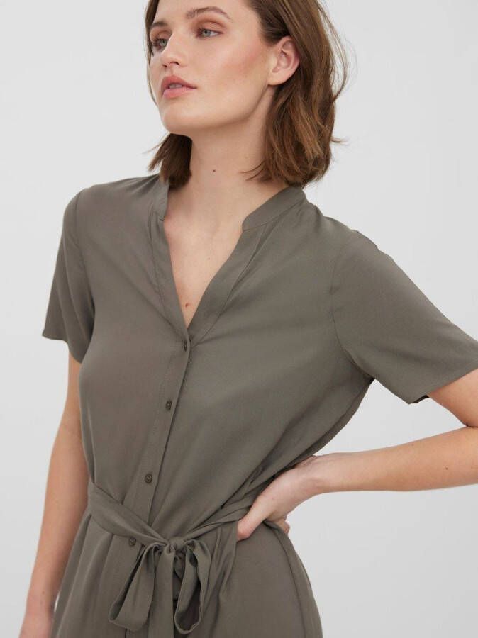 Vero Moda Blousejurk korte mouwen midi