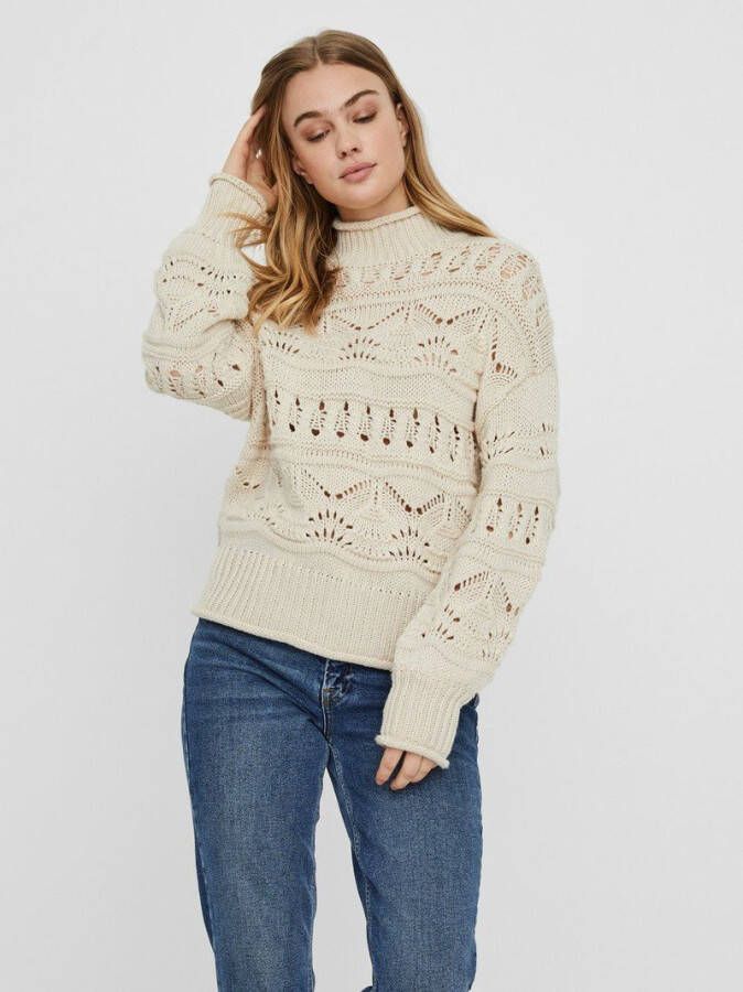 Vero Moda Gebreide trui hoge hals