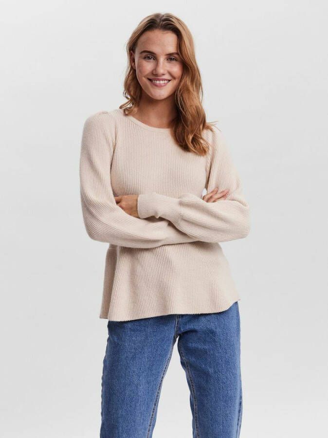 Vero Moda Gebreide trui peplum