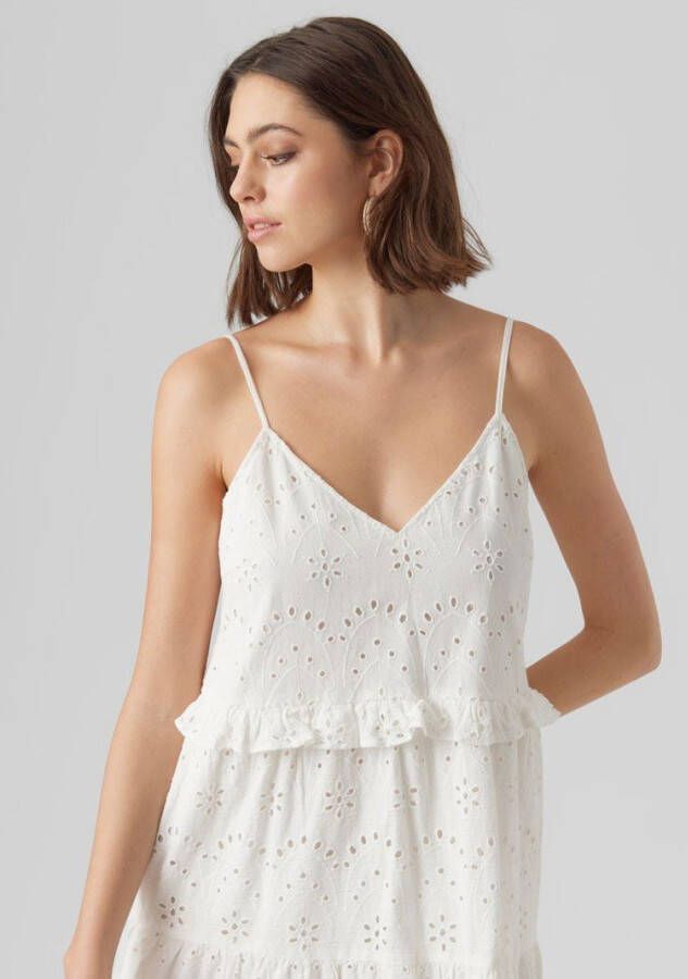 Vero Moda Jurk broderie anglaise