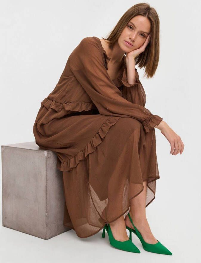 Vero Moda Jurk ruches maxi