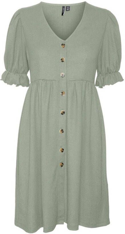Vero Moda Korte jurk knoopdetail