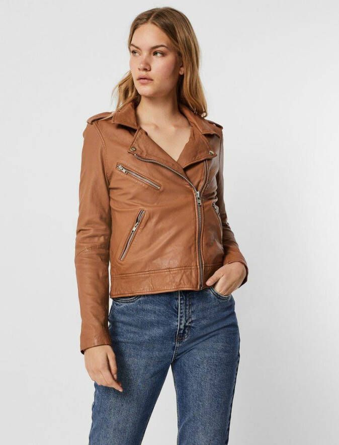 Vero Moda Leren jas short
