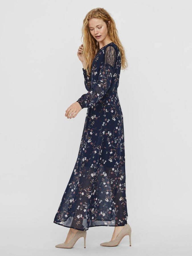 Vero Moda Maxi jurk bedrukte chiffon