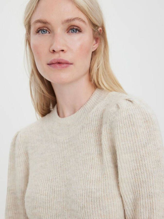 Vero Moda Maxi jurk lange mouwen ronde hals