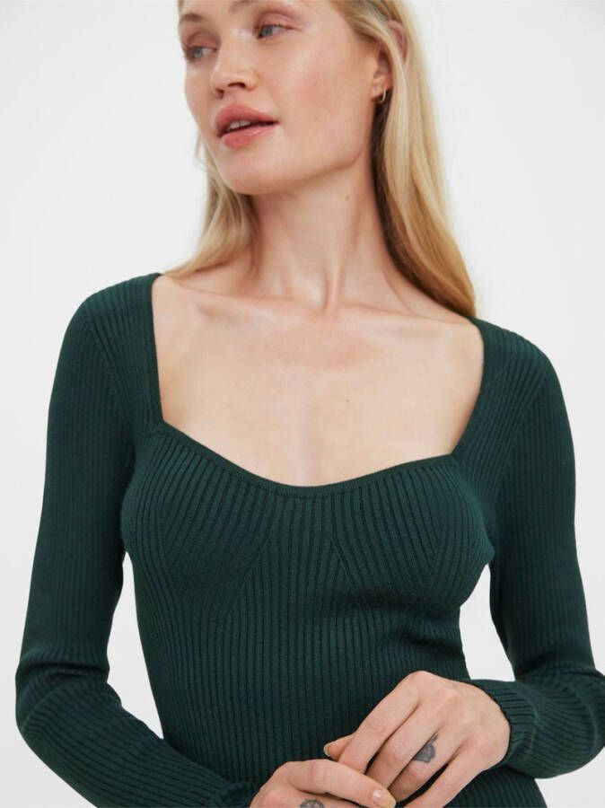 Vero Moda Midi jurk lange mouwen