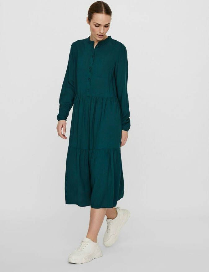 Vero Moda Midi jurk lange mouwen
