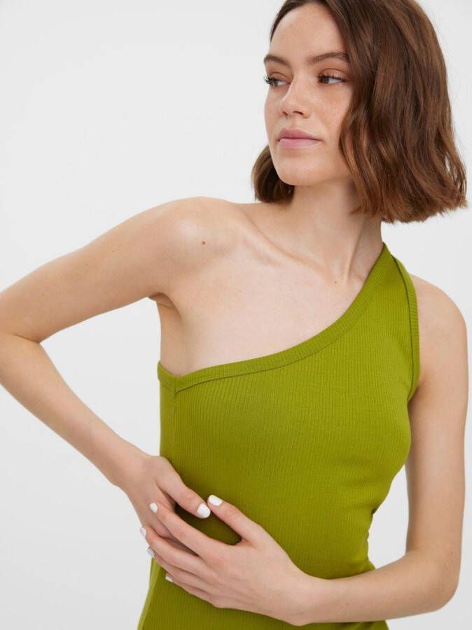 Vero Moda Midi jurk one shoulder