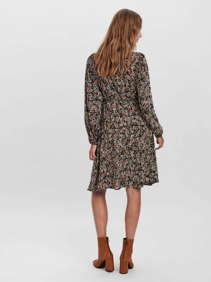 Vero Moda Midi jurk print wikkel