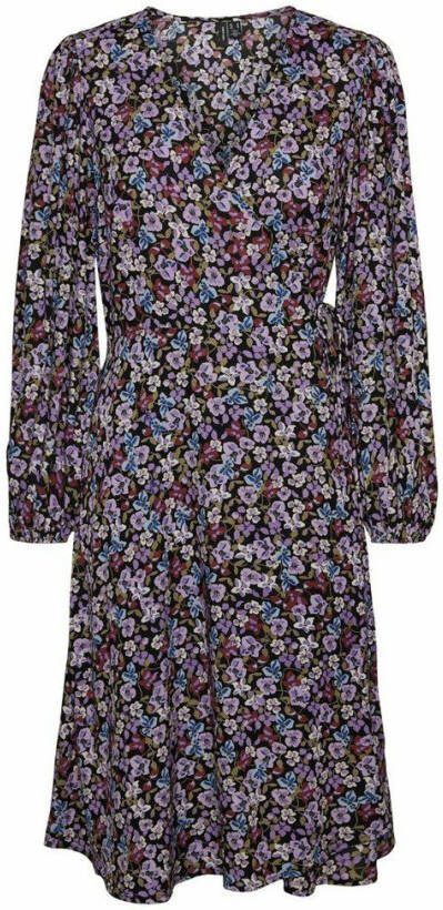 Vero Moda Midi jurk print wikkel