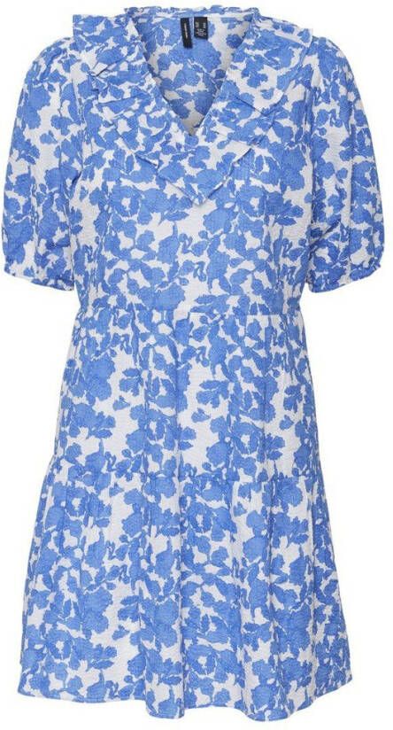 Vero Moda Midi jurk ruches v hals
