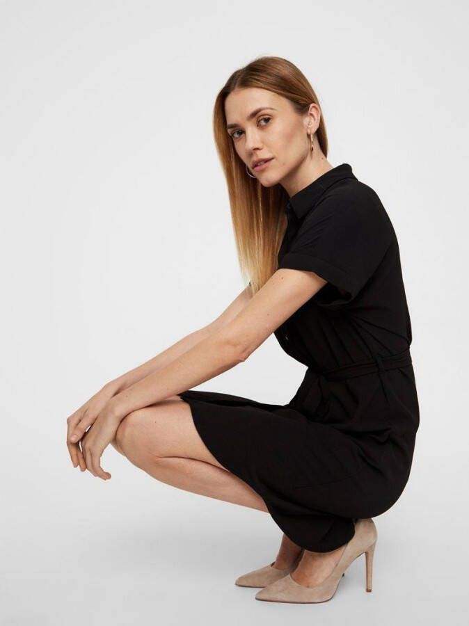 Vero Moda Sasha Shirt jurk , Zwart, Dames
