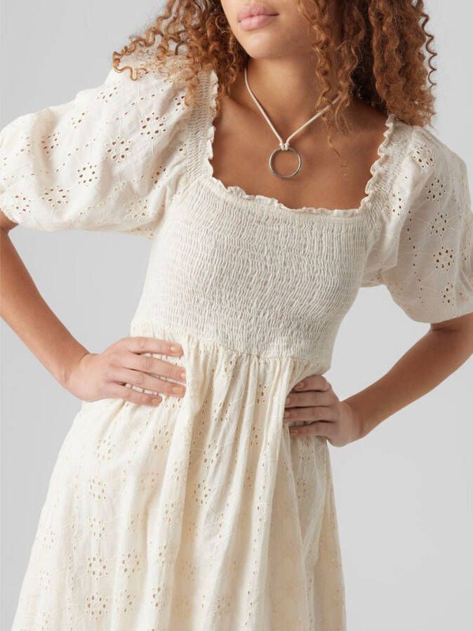 Vero Moda Mini jurk broderie